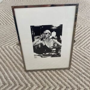 Society 6 Art Print And Silver Picture Frame